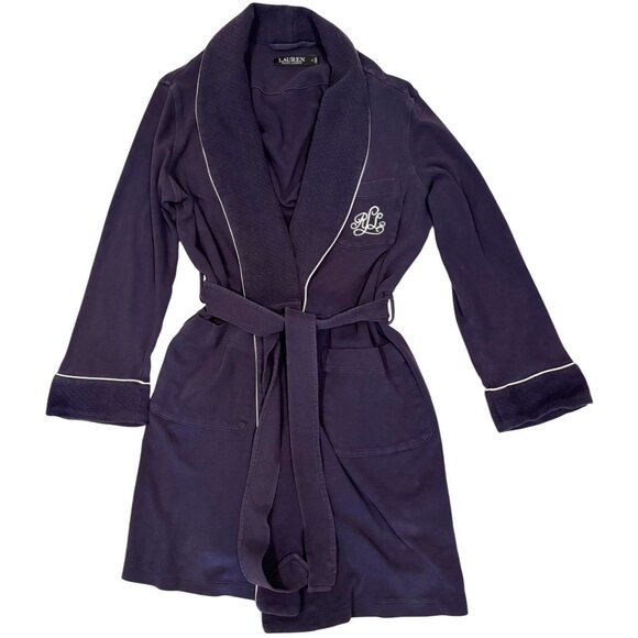 Lauren Ralph Lauren Shawl Collar Robe Size Small - Picture 3 of 8